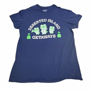 Nintendo Animal Crossing New Horizons Deserted Island Getaways T-shirt‎ Sz Small